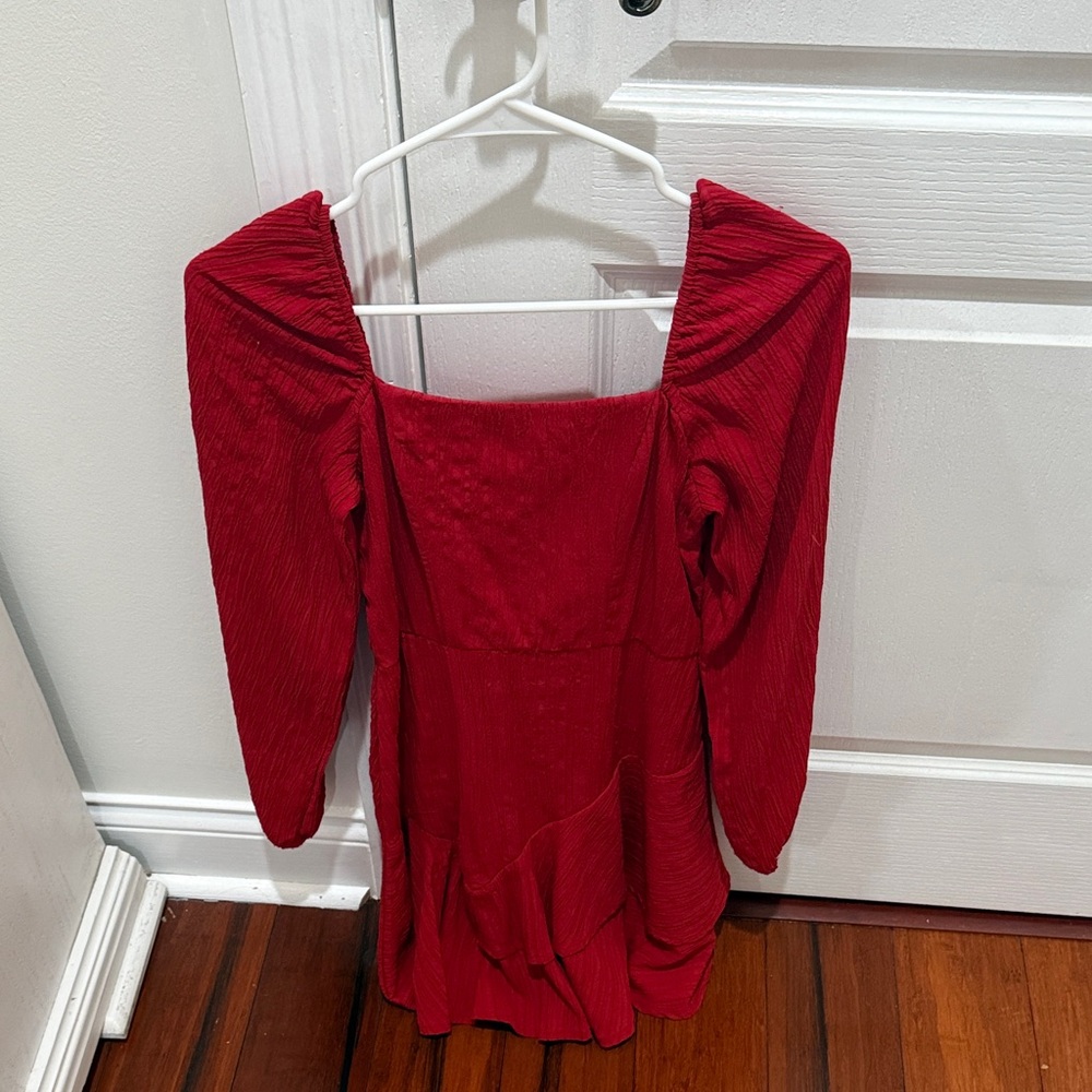 Elegant Red Women's Dress